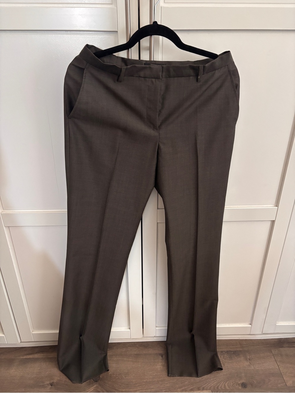 Calvin Klein Brown Tailored Dress Pants